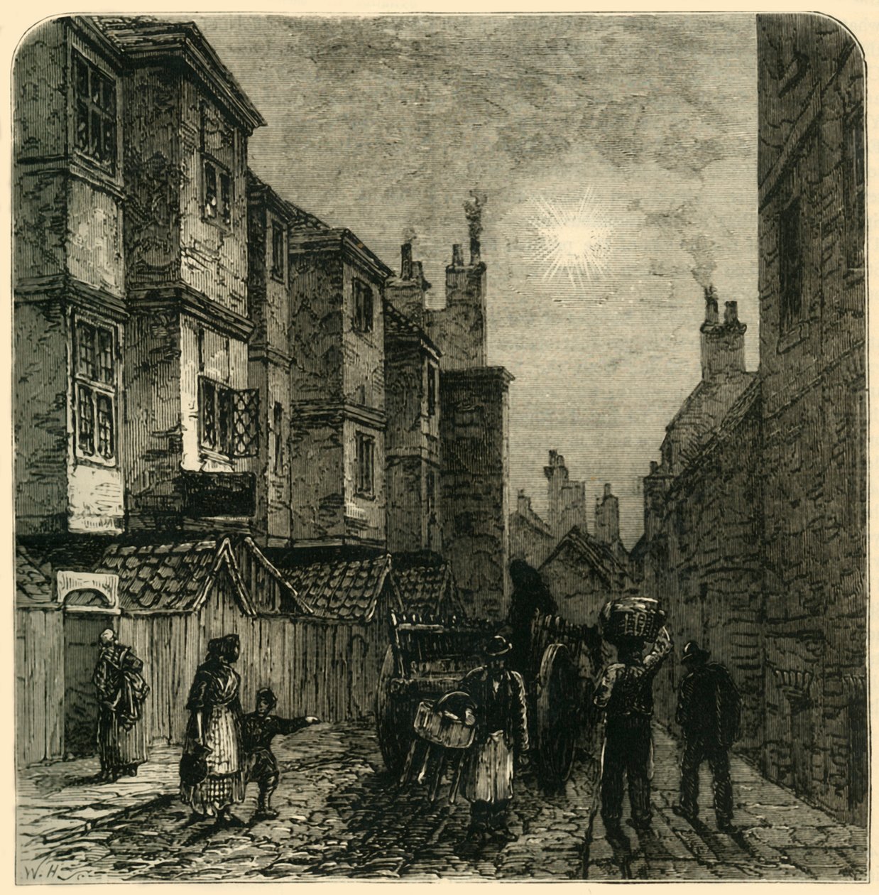 Milford Lane i 1820, 1881. af Unbekannt