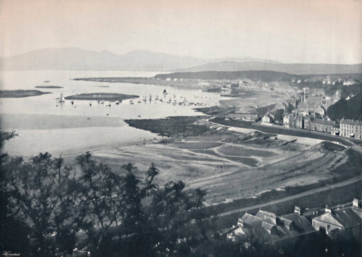 Møllehavn - Fra øst, 1895 af Unbekannt