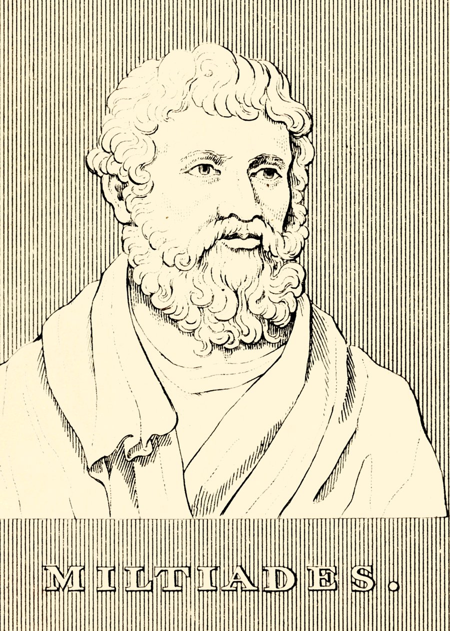 Miltiades, c550-489 f.Kr., 1830 af Unbekannt