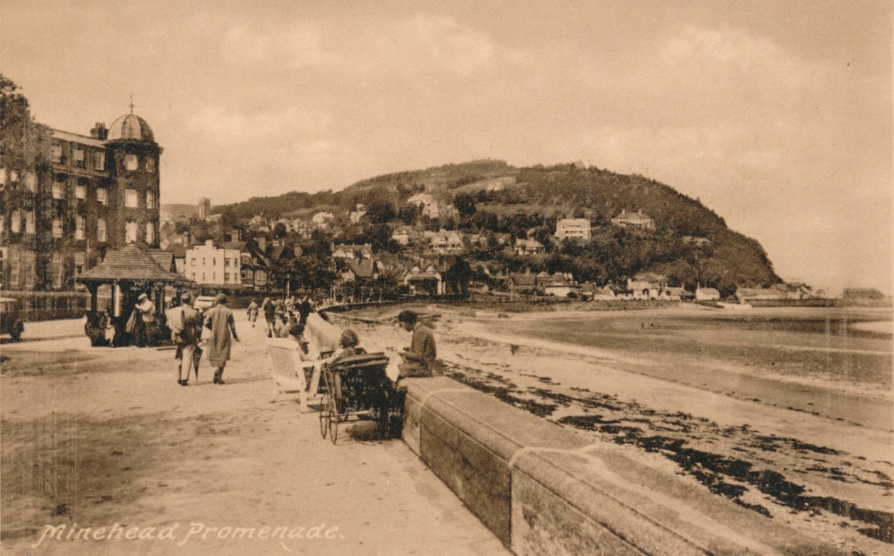 Minehead Promenade, Somerset, c1930