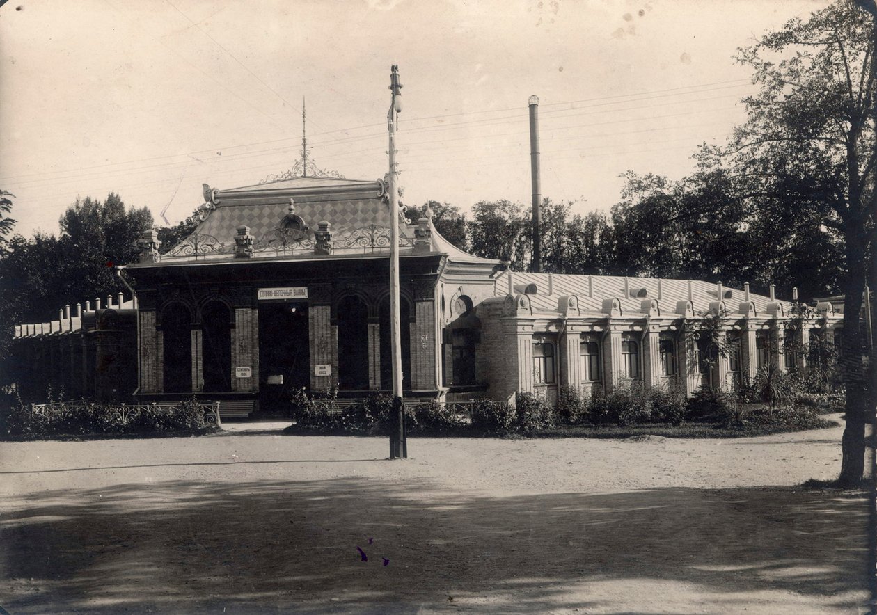 Mineralvandsbade, Pyatigorsk, Rusland, 1900-1910-tallet. af Unbekannt