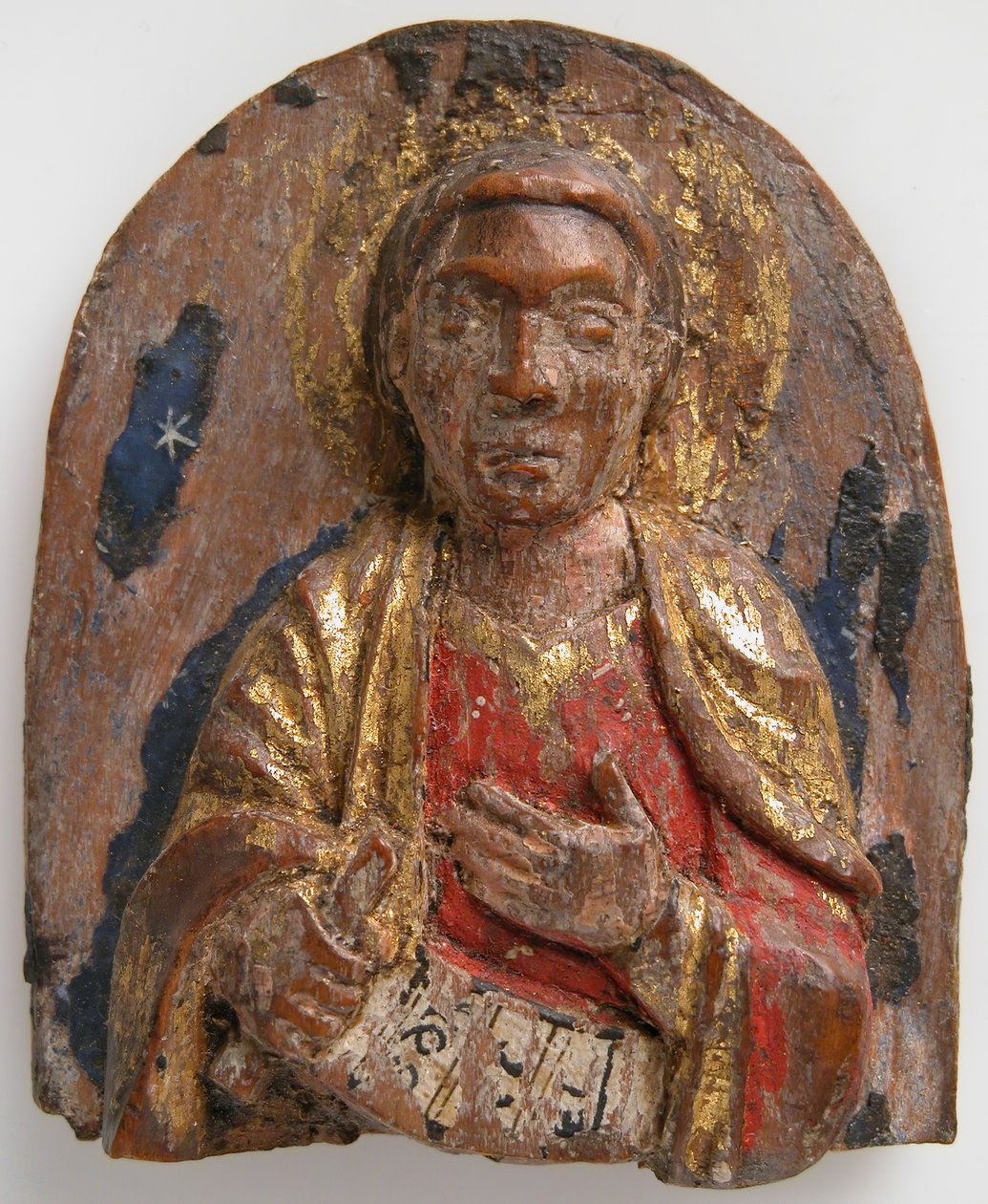 Miniaturerelief af den hebraiske profet Daniel med rulle, tysk, 1200-1225. af Unbekannt