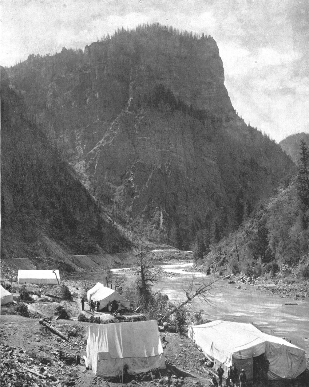 Mining Camp, Nevada, USA, c1900. af Unbekannt