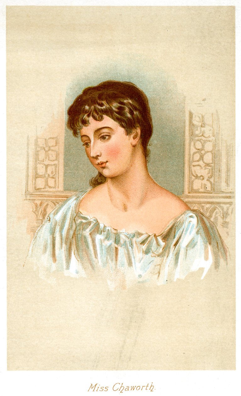 Frøken Chaworth, c1800-1820 af Unbekannt