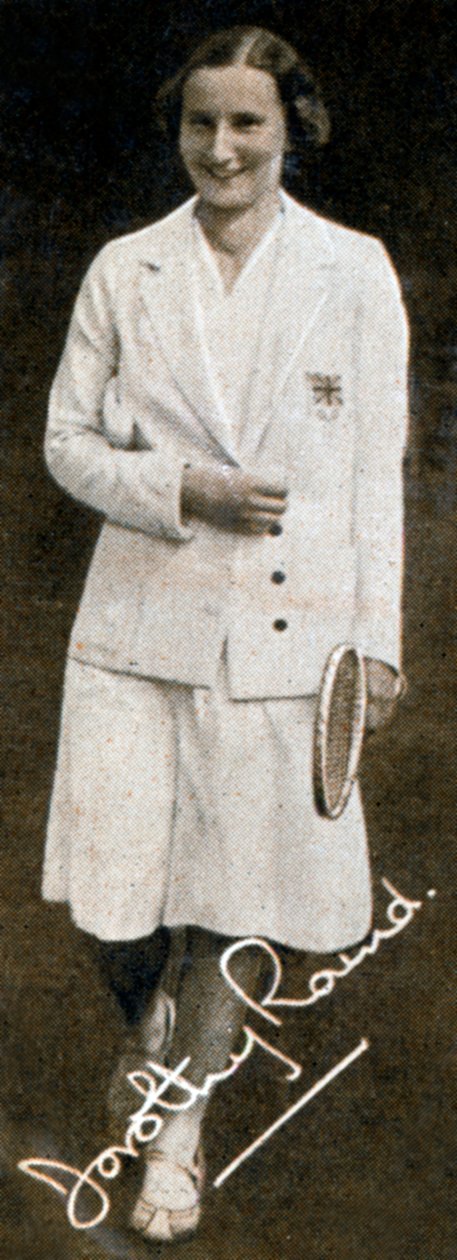 Miss Dorothy Round, Wimbledon Womens Champion, 1934 af Unbekannt