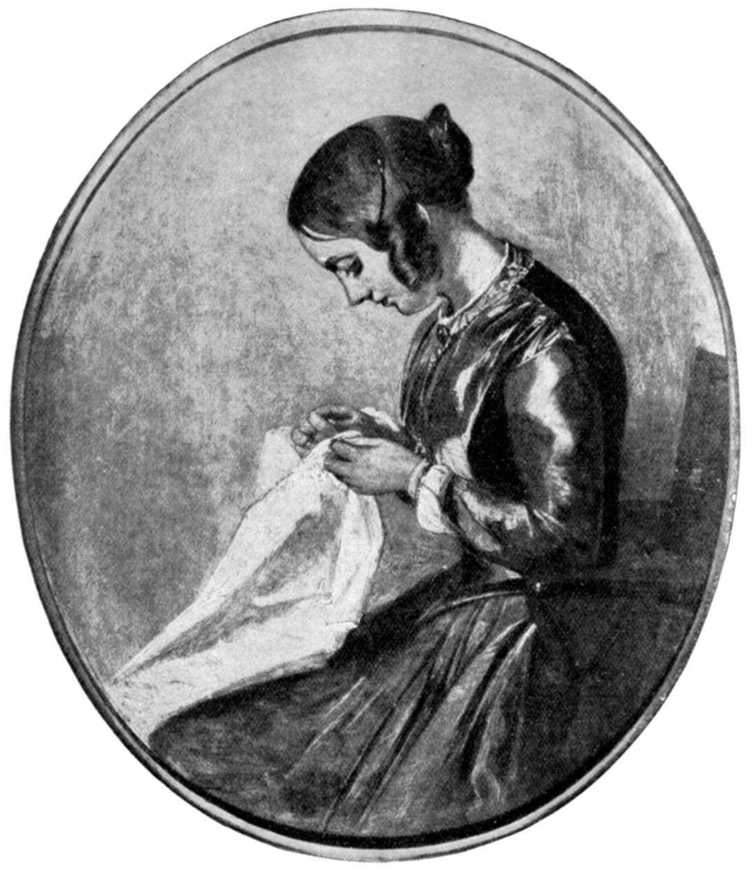 Frøken Georgina Hogarth, c1850 1912 af Unbekannt