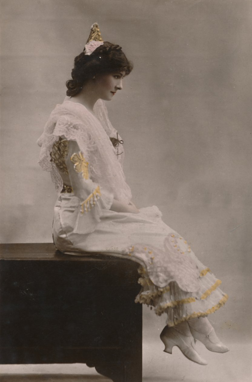 Frøken Millie Legarde, aktiv 1898-1911, c1930. af Unbekannt