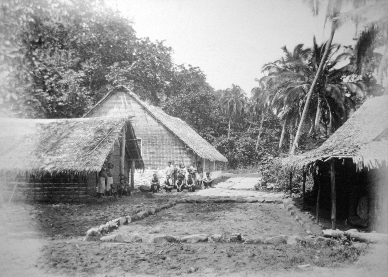 Mission, Ureparapara, Torba-provinsen, Vanuatu, 1885 af Unbekannt