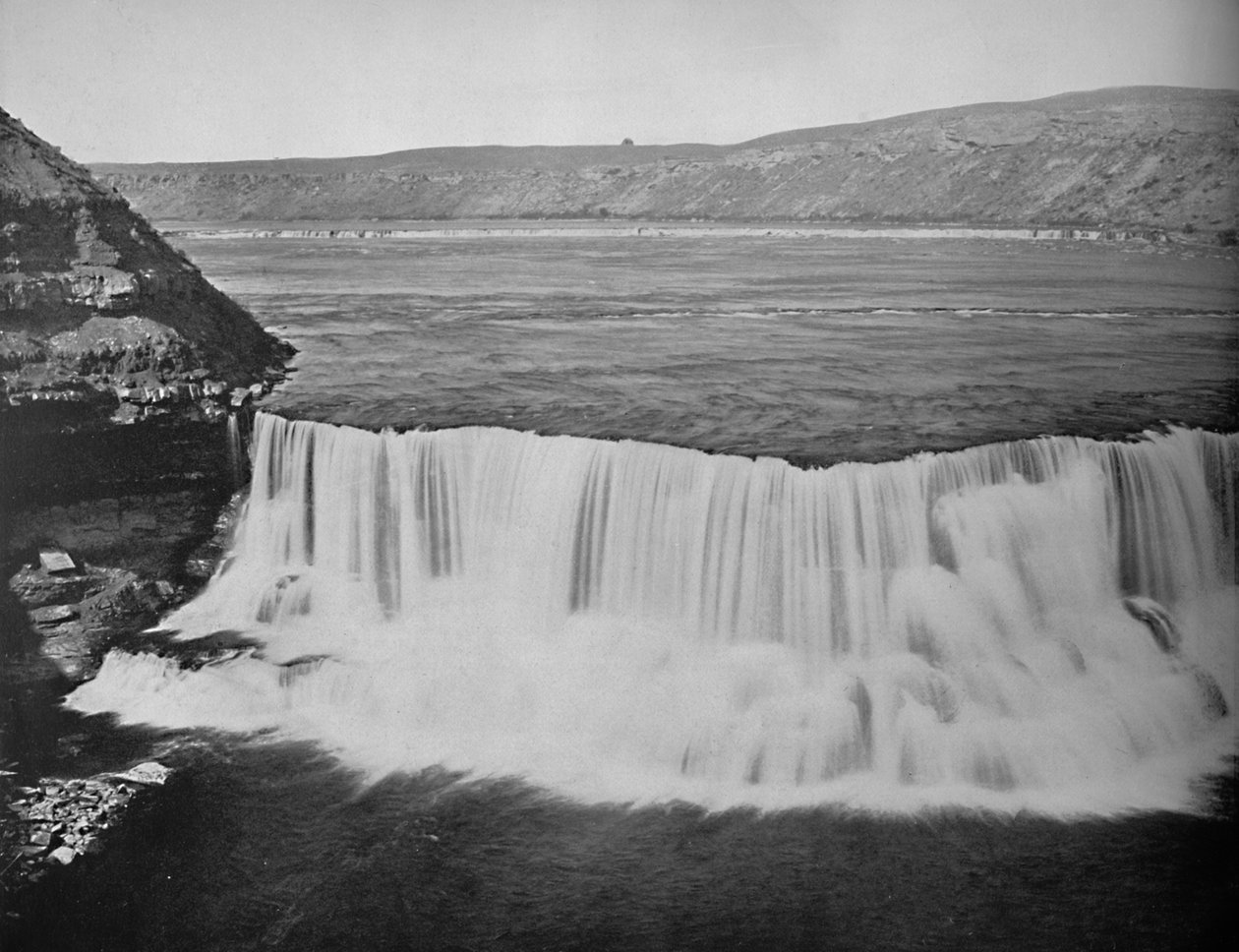 Missouri River, under Great Falls, Montana, c1897. af Unbekannt