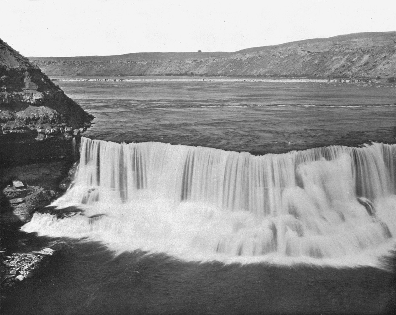 Missouri River nær Great Falls, Montana, USA, c1900. af Unbekannt