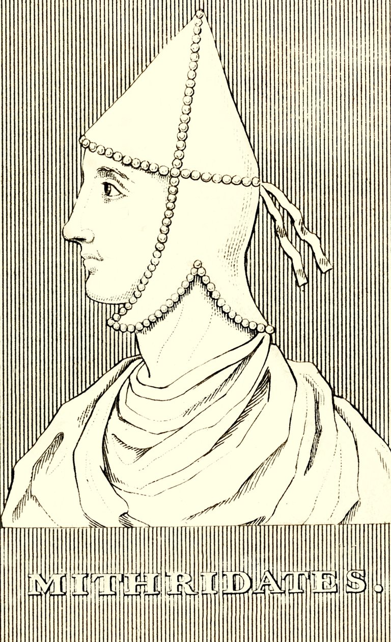 Mithridates, 65-110 AD, 1830. af Unbekannt