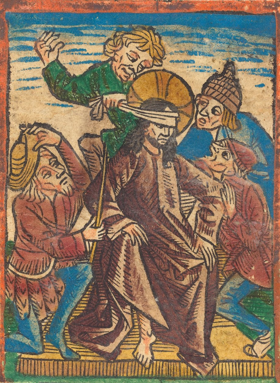 Hån mod Kristus, ca. 1490. af Unbekannt