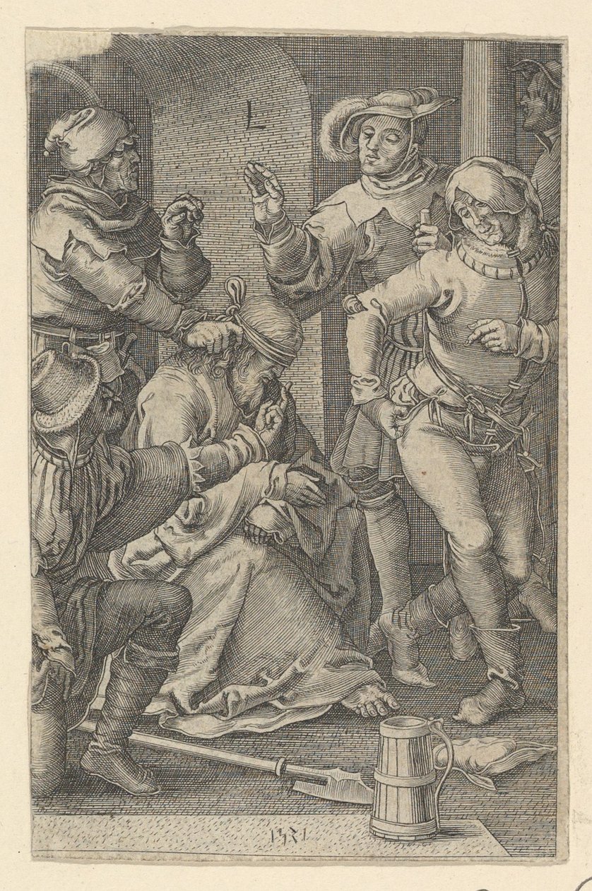 Mocking of Christ copy.n.d. af Unbekannt