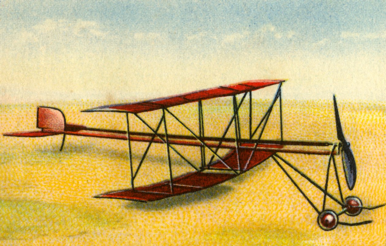 Model biplan, 1932. af Unbekannt