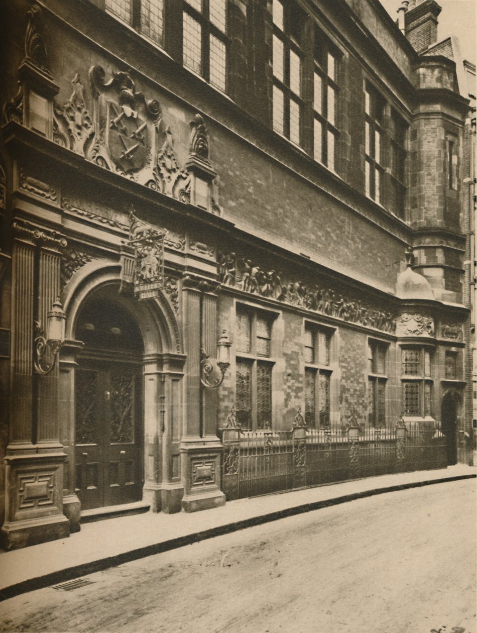 Modern Cutlers Hall i Warwick Lane ved Newgate Street, c1935. af Unbekannt