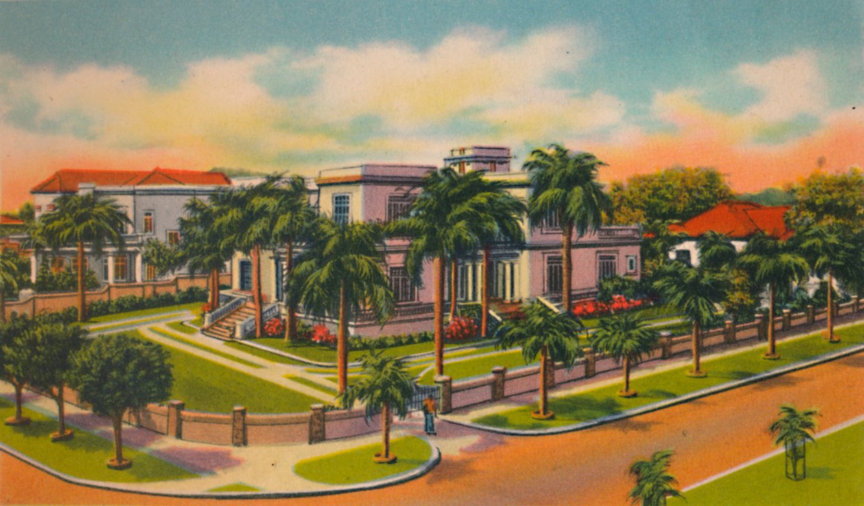Moderne bolig i El Prado, Barranquilla, c1940
