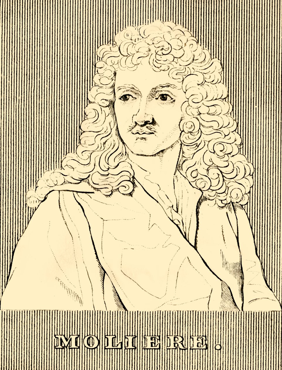 Molière, 1622-1673, 1830. af Unbekannt