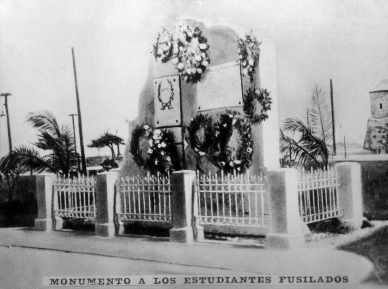 Monument for de henrettede studenter, 1901, 1920