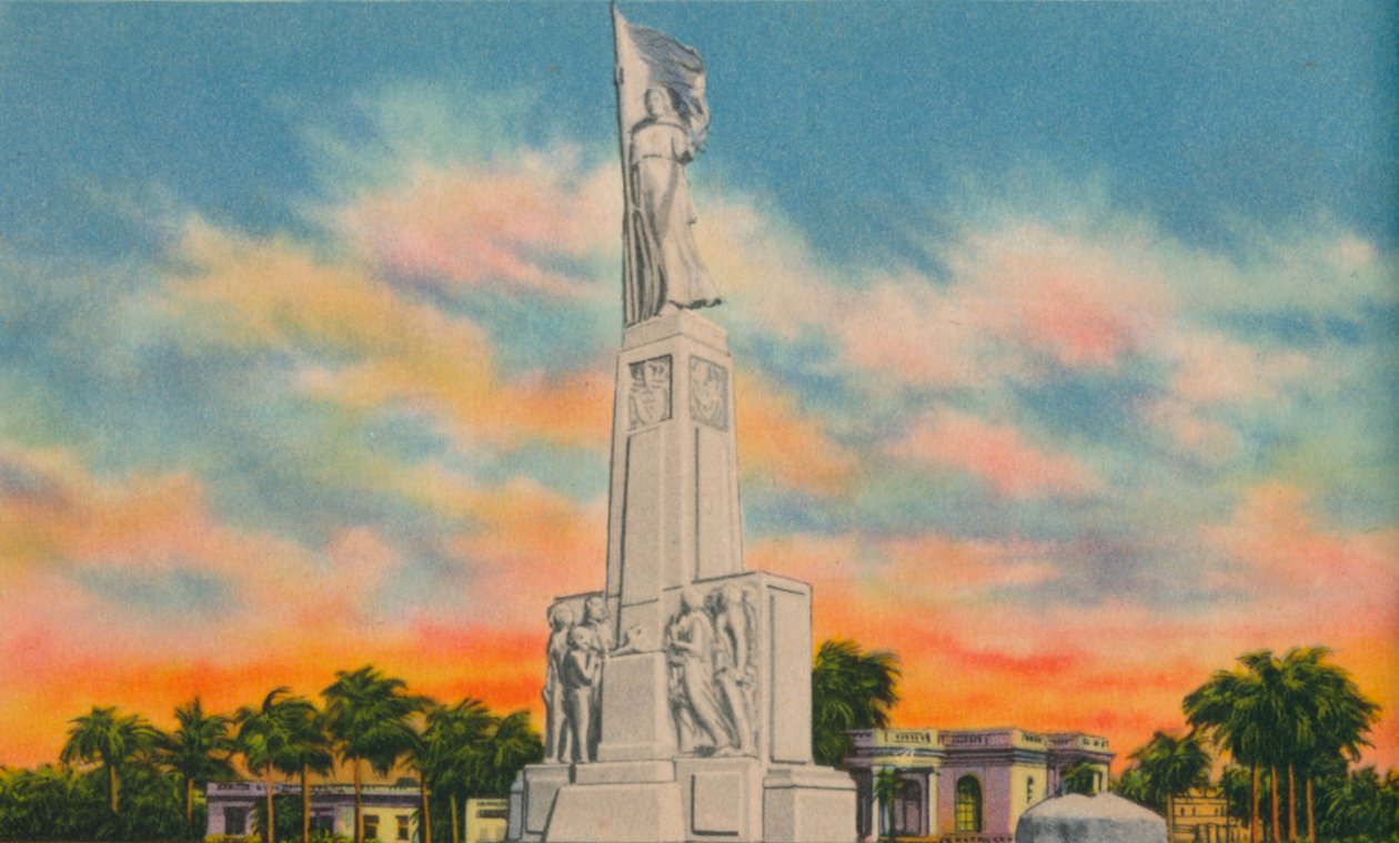 Monument til flaget, Barranquilla, c1940