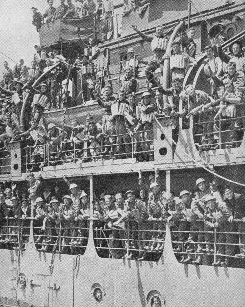 Flere britiske tropper til Frances Aid, 1940, 1940 af Unbekannt