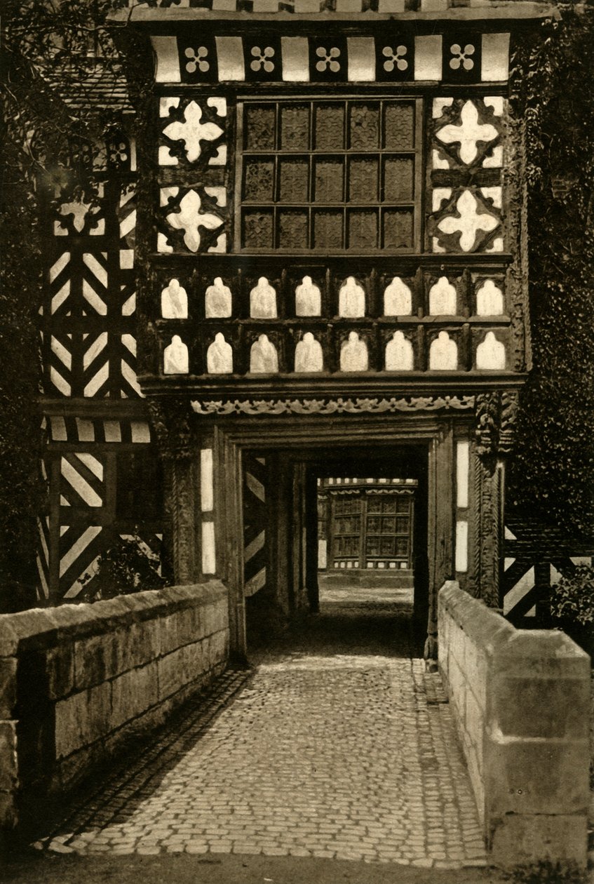 Moreton Old Hall, Congleton, 1920. af Unbekannt