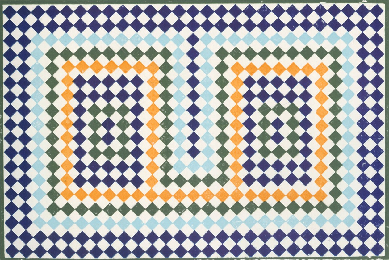 Mosaikker i badene, 1907. af Unbekannt