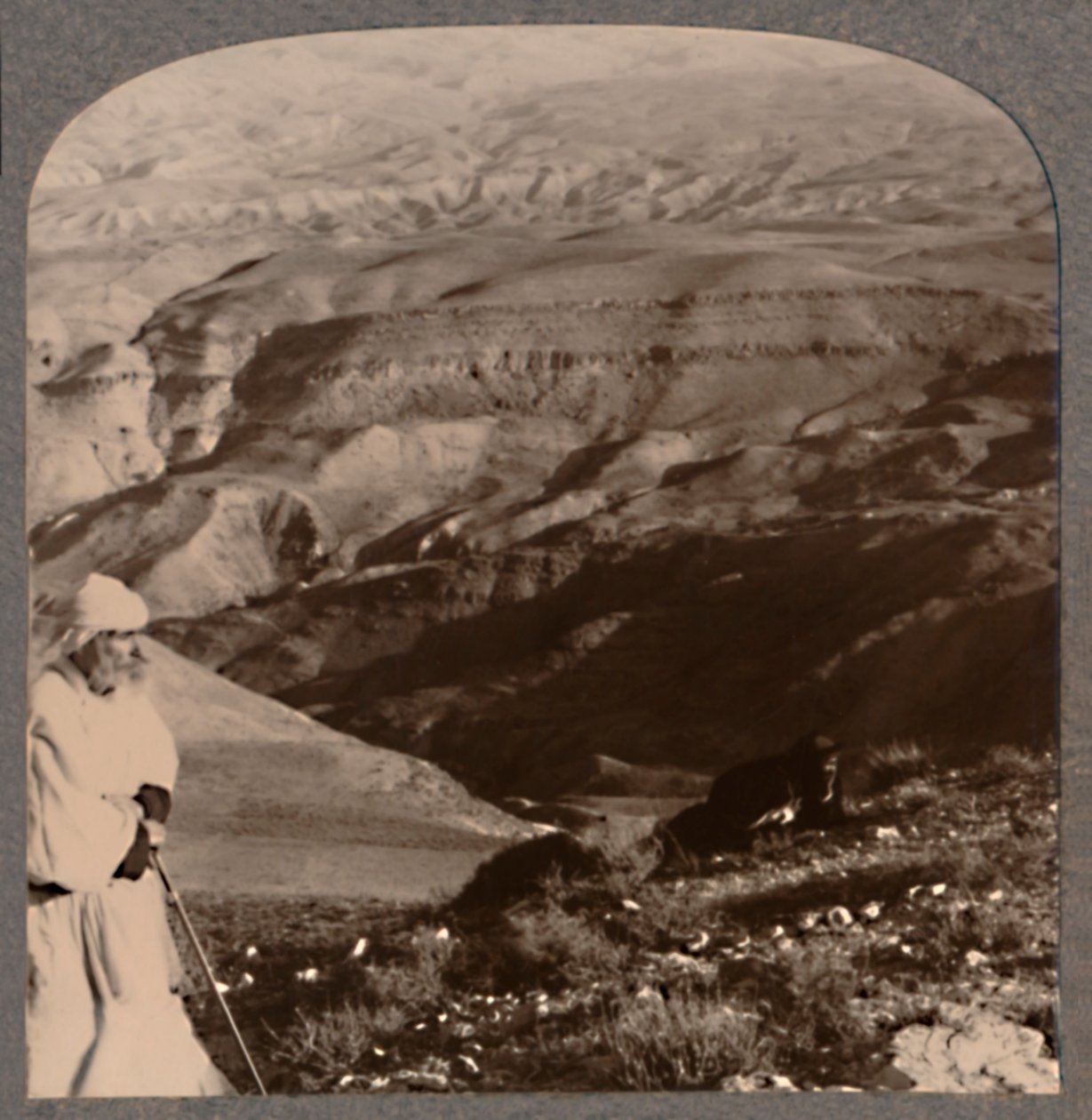 Moses syn på det forjættede land, c1900 af Unbekannt