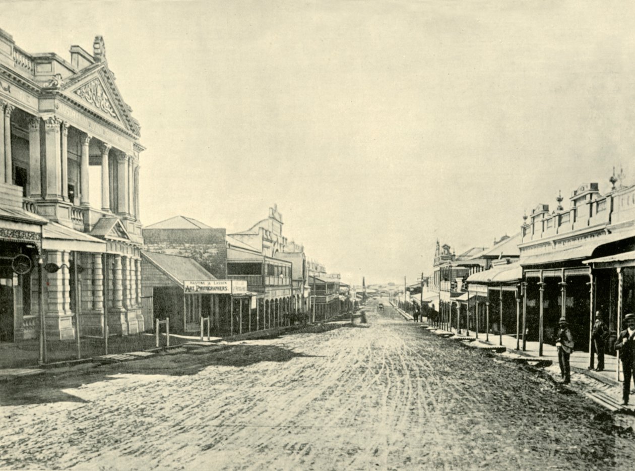 Mosman Street, Charters Towers, 1901. af Unbekannt
