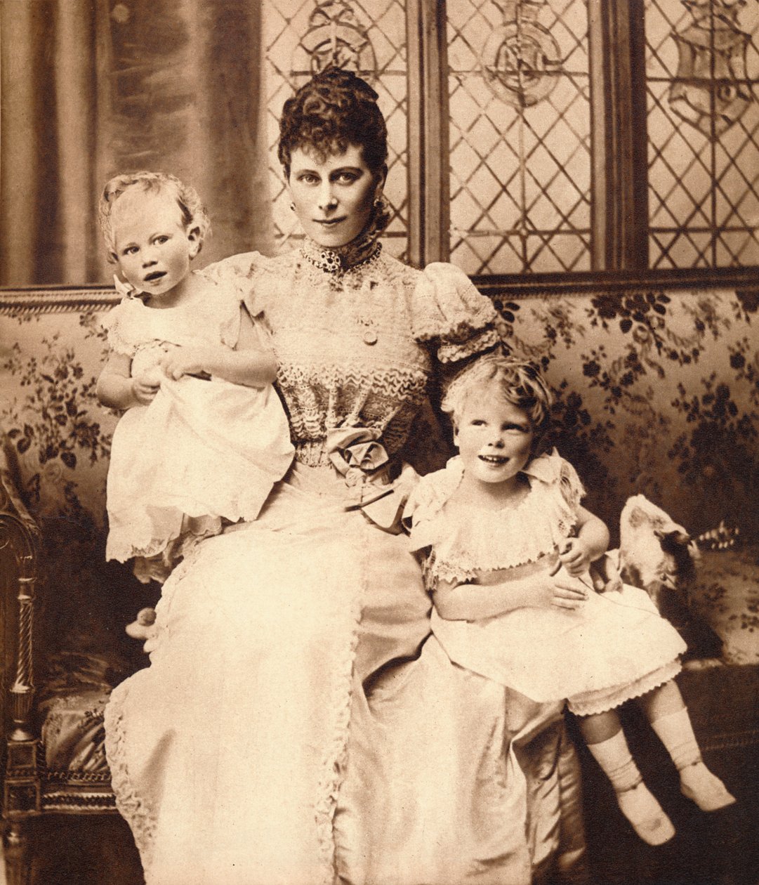 Mor og sønner, c1899 1935 af Unbekannt