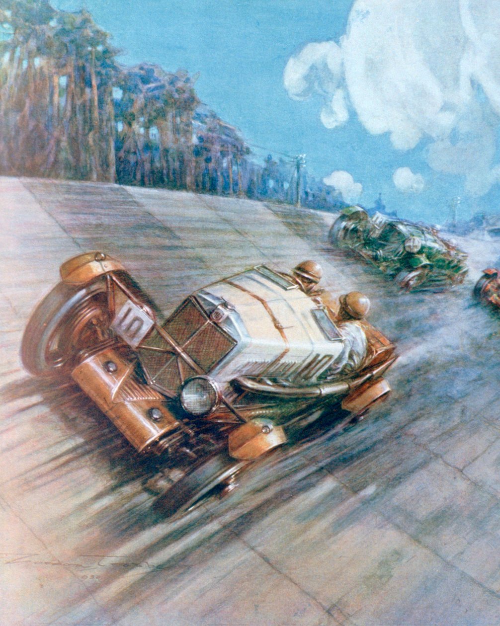 Motorløb, 1930 af Unbekannt
