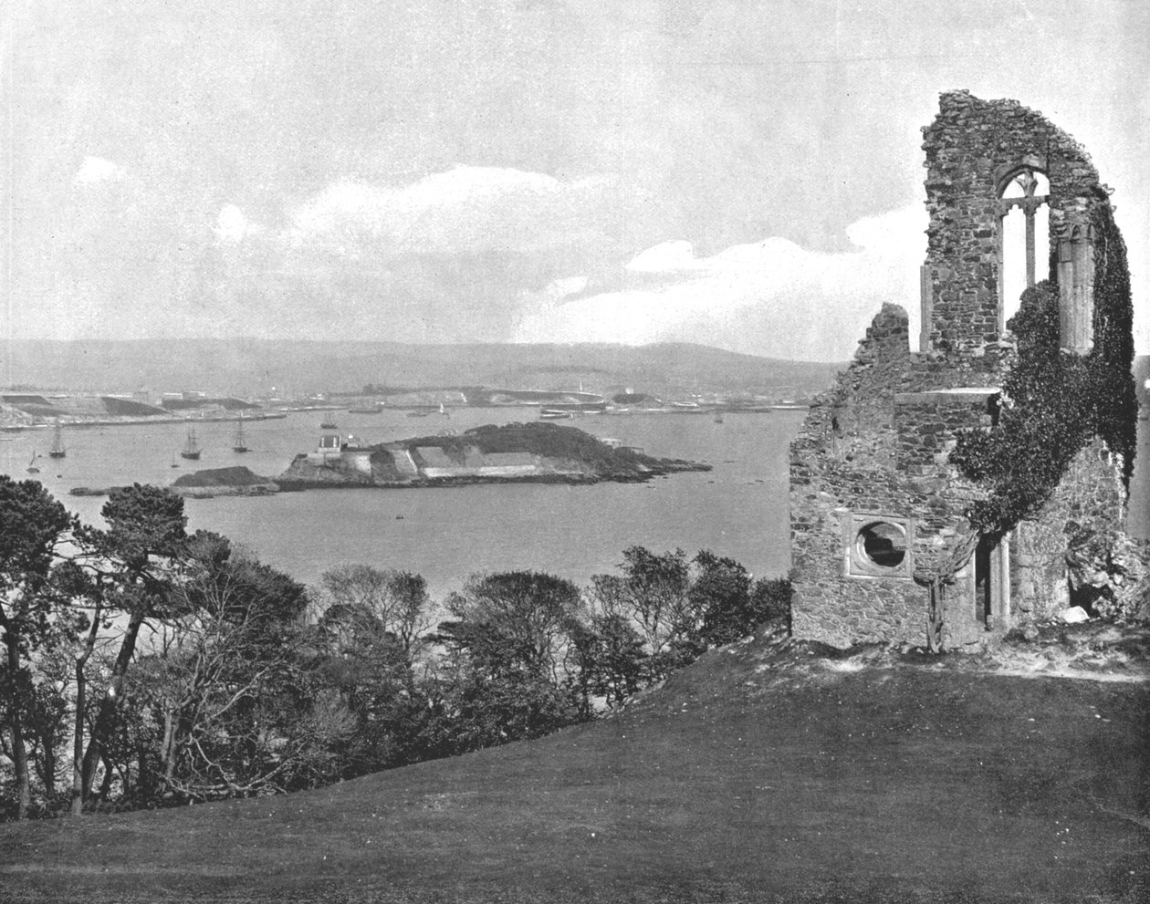 Mount Edgcumbe Folly, Plymouth, Cornwall, 1894. af Unbekannt