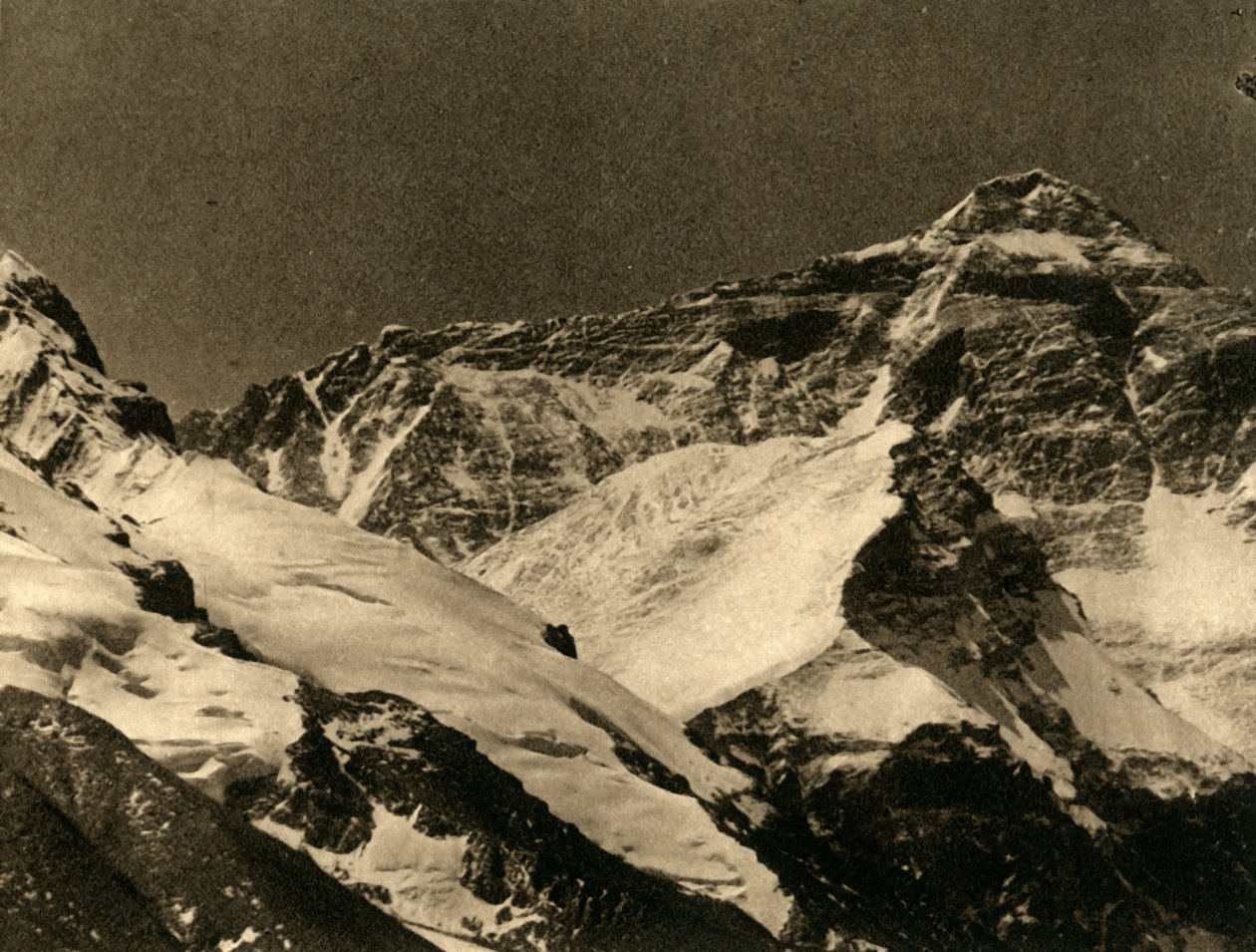 Mount Everest fra baselejren, c1918-c1939. af Unbekannt