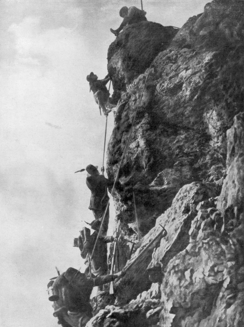 Mount Nero, Karst-plateauet, Andet slag ved Isonzo, Første Verdenskrig, 1915 af Unbekannt