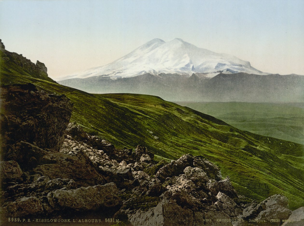 Bjerg nær Kislovodsk, Rusland, c1895 af Unbekannt