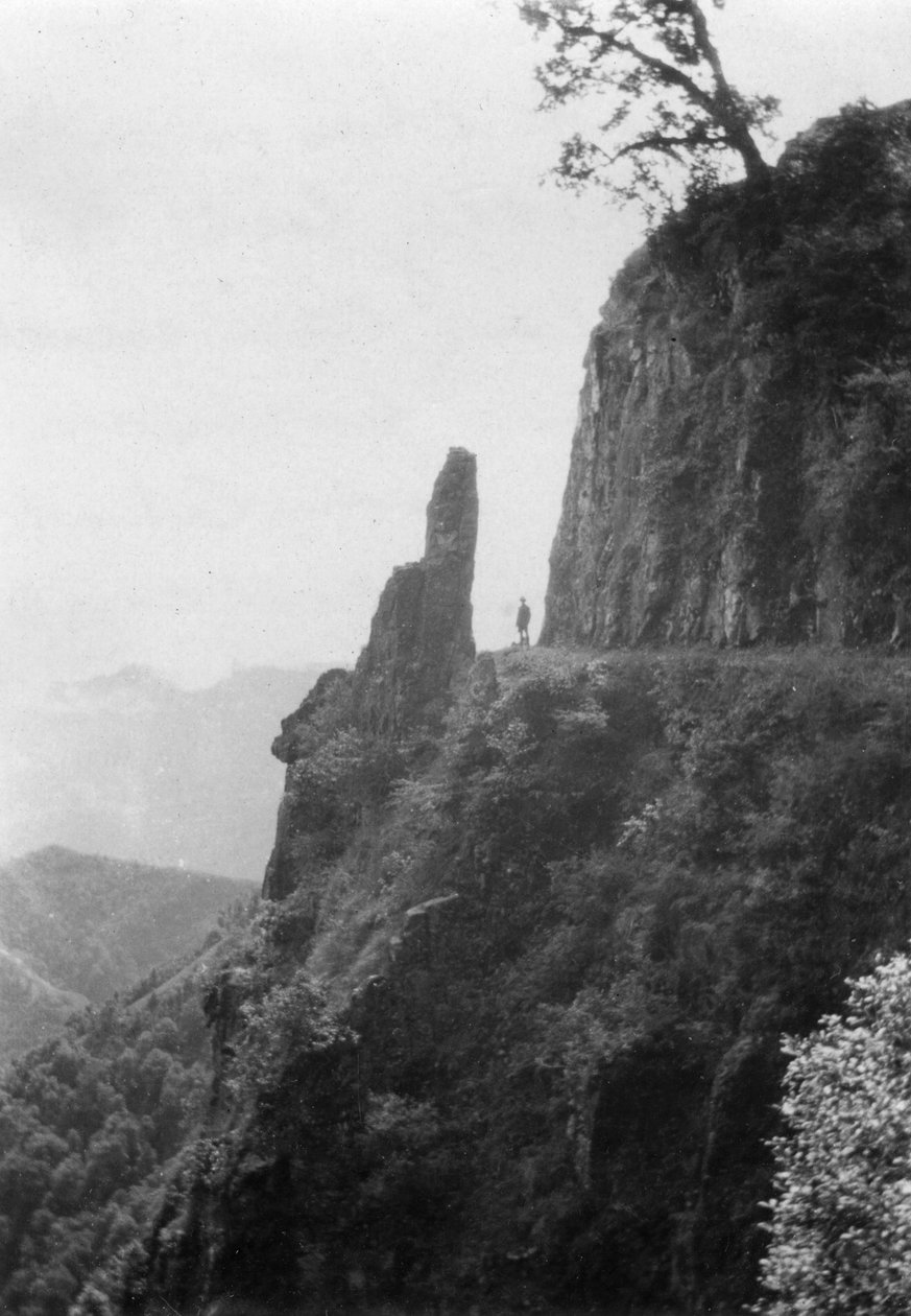 Bjerge mellem kalsi og Chakrata, Indien, 1917 af Unbekannt