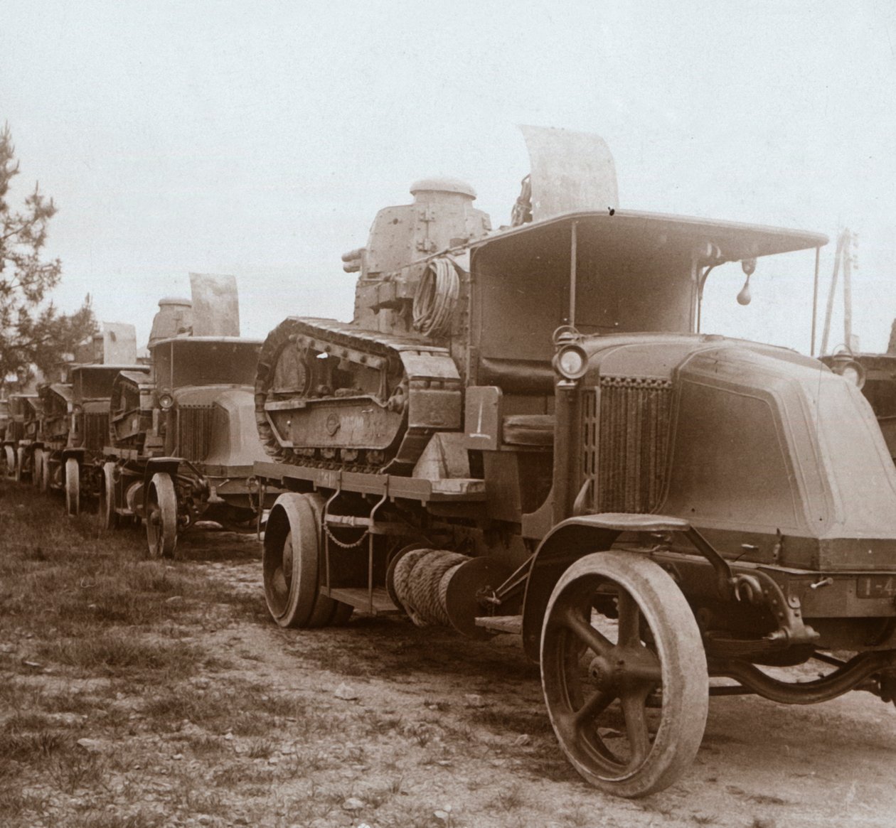 Flytter om aftenen, c1914-c1918 af Unbekannt