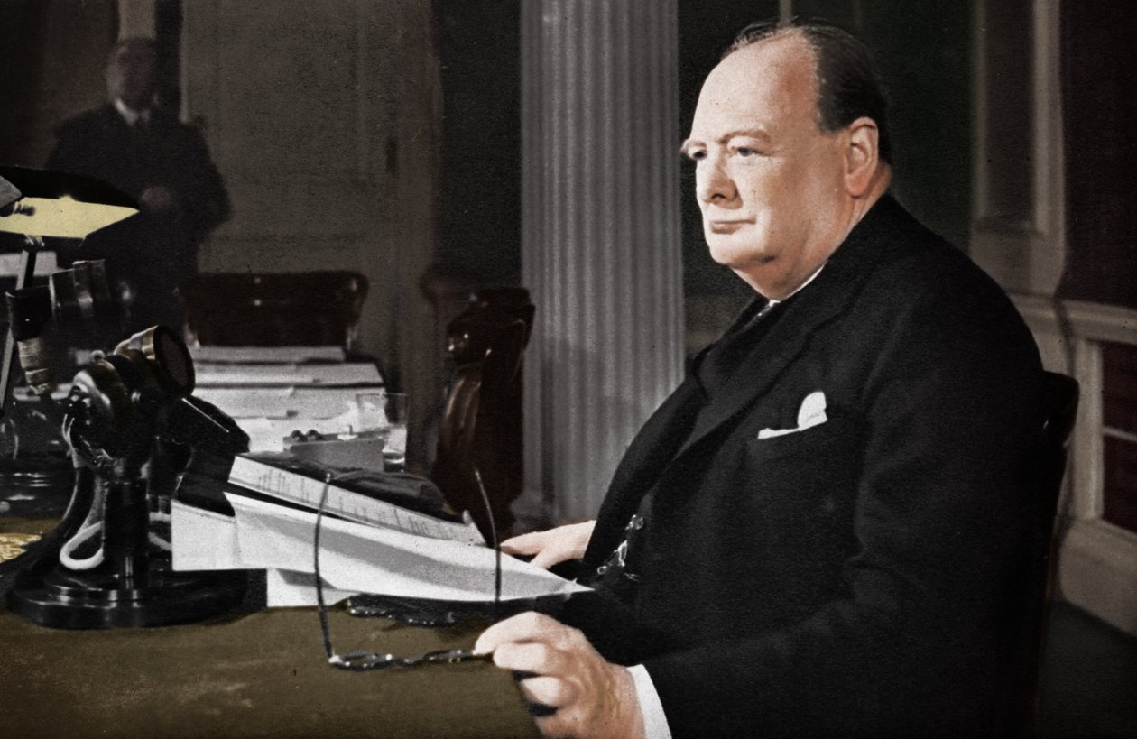 M. Churchills V.E. Dai Broadcast, 1945 1955 af Unbekannt