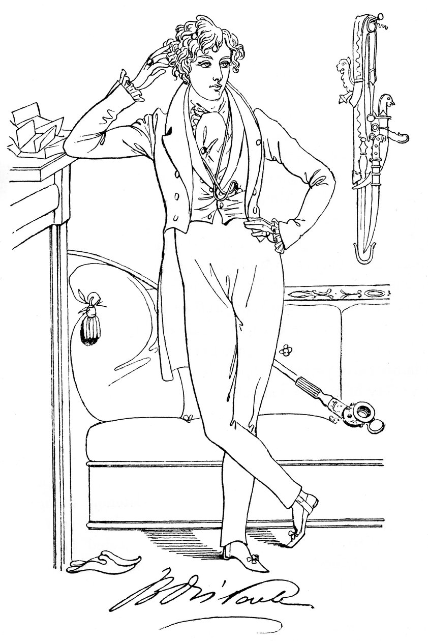 Hr. Disraeli i sin ungdom, 1800-tallet af Unbekannt