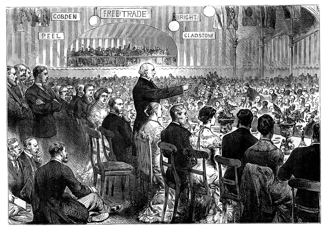 Mr Gladstone i Leeds, slutningen af det 19. århundrede af Unbekannt