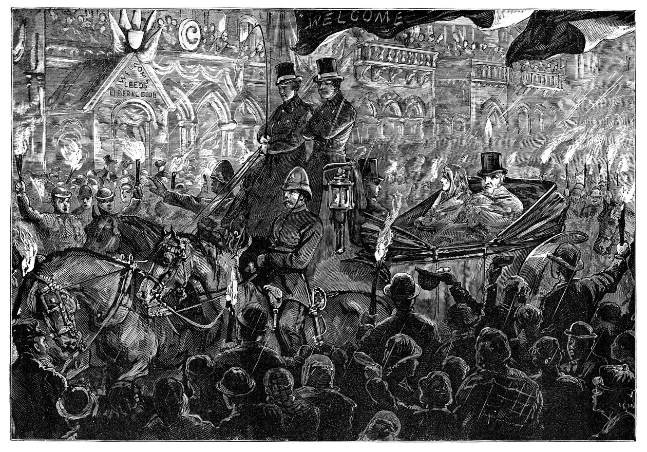 Mr Gladstone i Leeds, slutningen af det 19. århundrede af Unbekannt