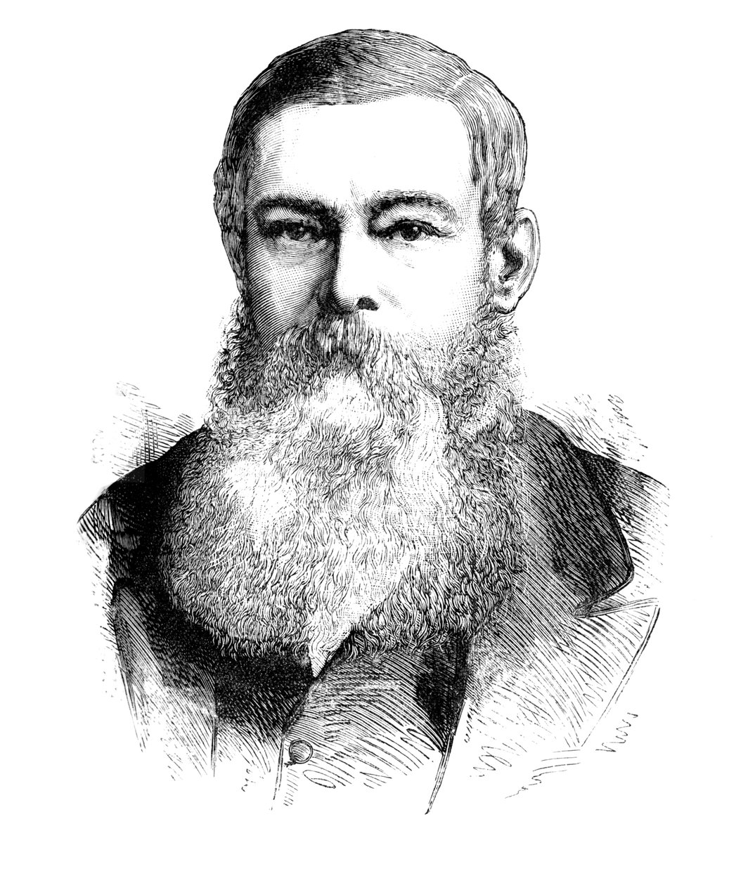 Hr. J. H. Brand, præsident for den orange fristat, c1880 af Unbekannt