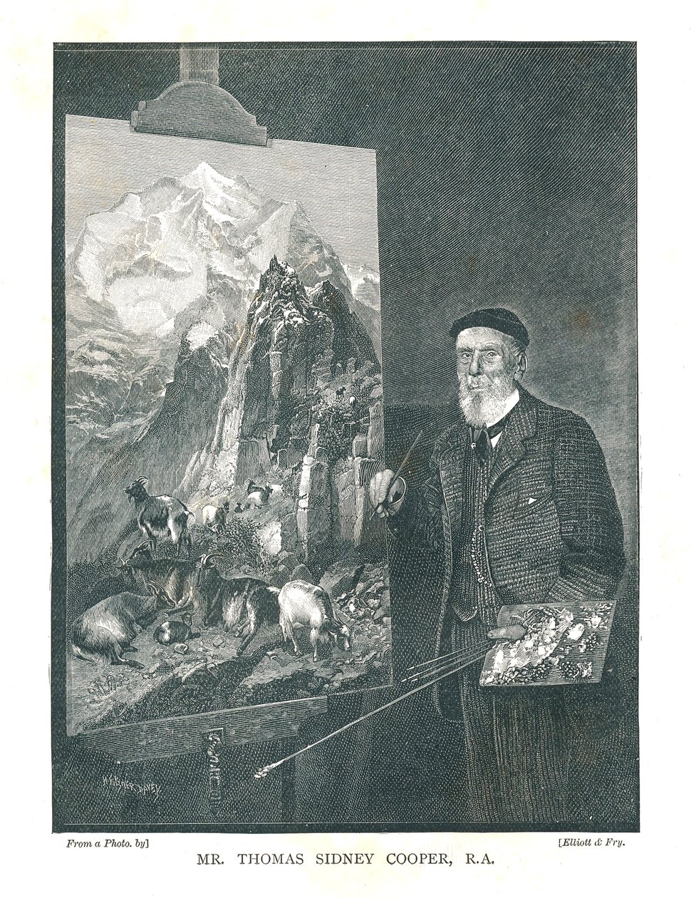 Thomas Sidney Cooper R.A, 1894 af Unbekannt