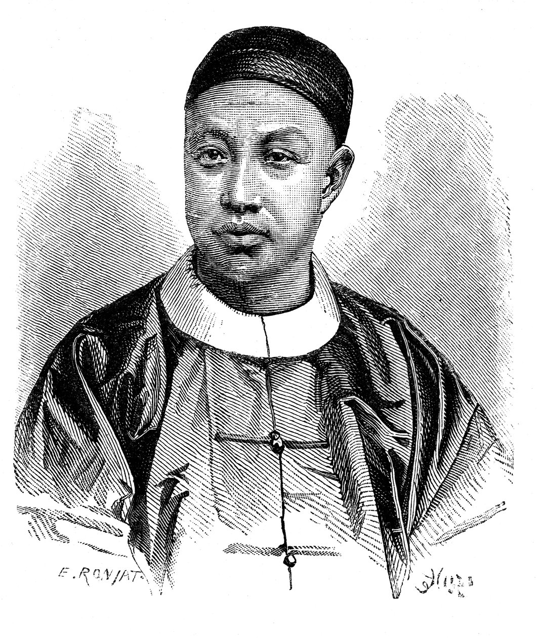 Yang, Attaché for den kinesiske legation i Paris, c1890 af Unbekannt
