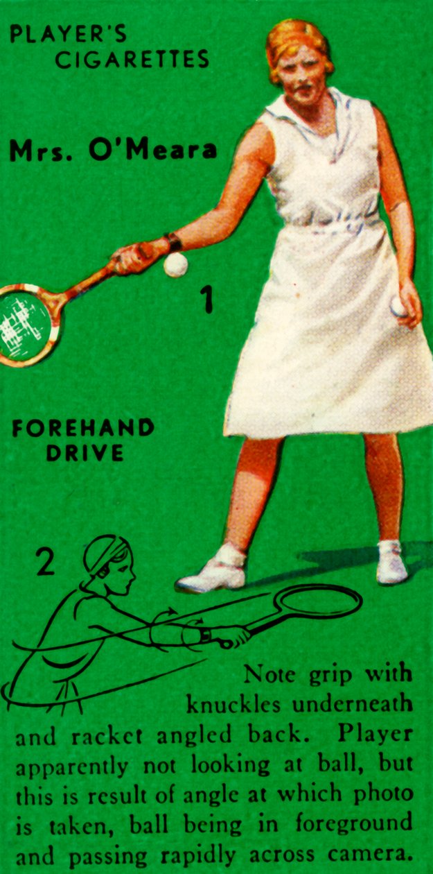 Fru OMeara - Forehand Drive, c1935. af Unbekannt