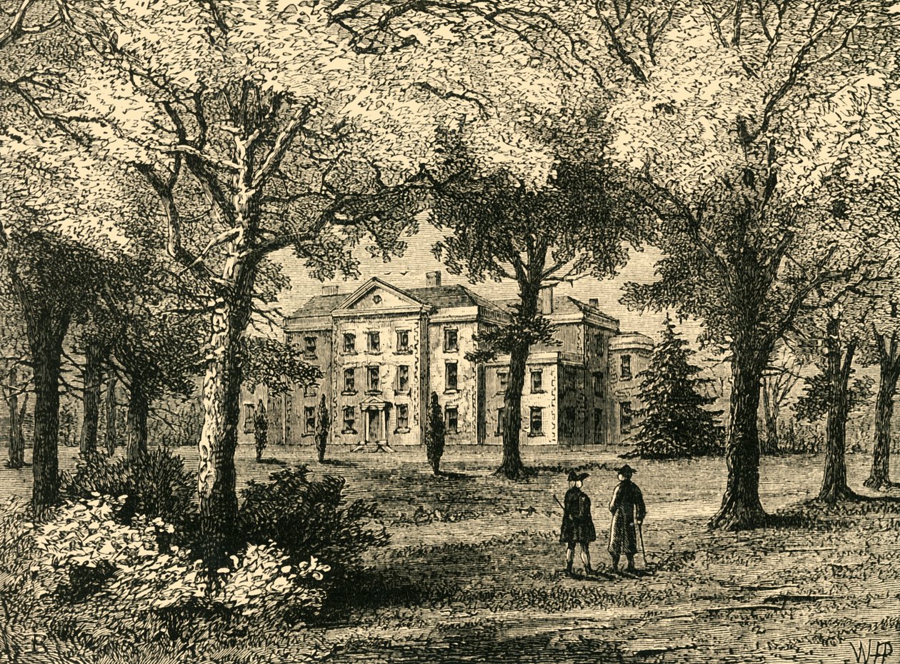 Mrs. Thrales House, Streatham, c1878. af Unbekannt