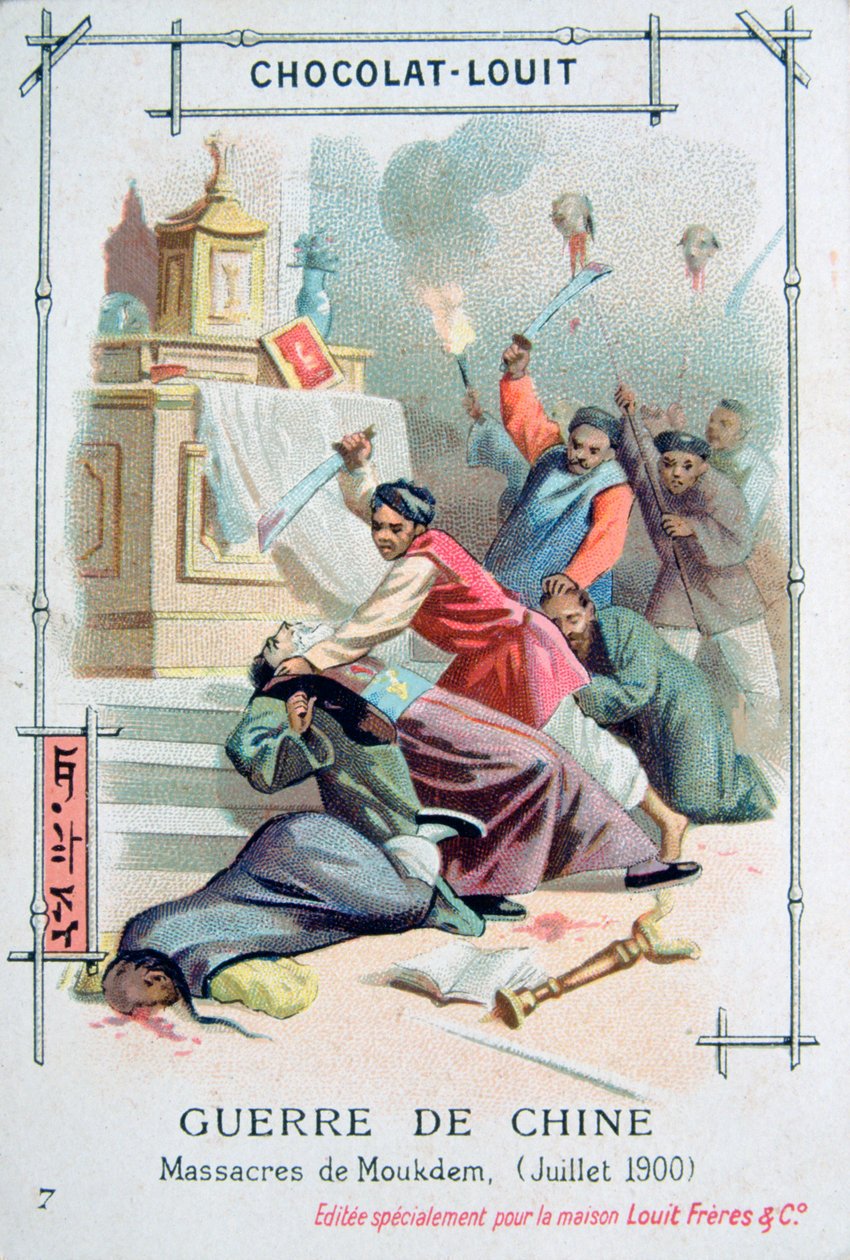 Mukden-massakren, Boxer Rebellion, Kina, juli 1900 af Unbekannt
