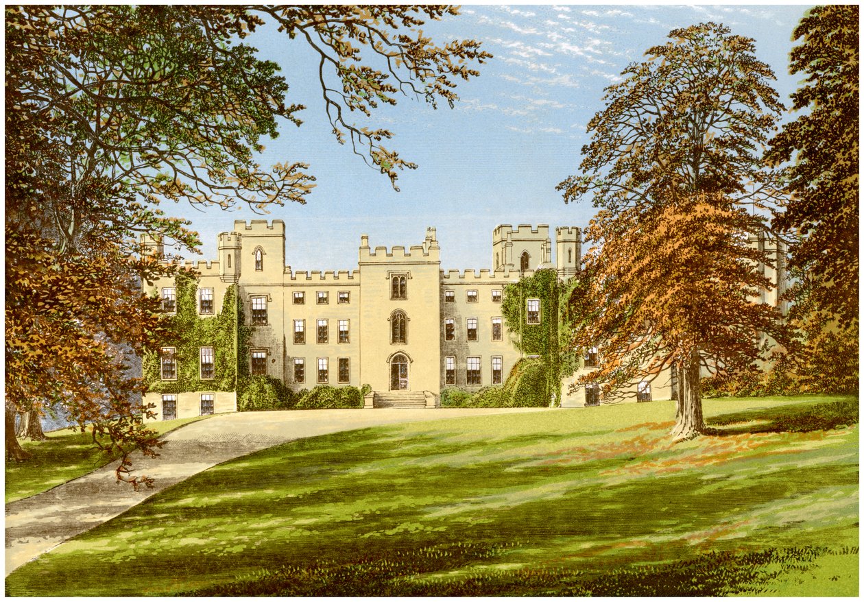 Mulgrave Castle, Yorkshire, hjemsted for Marquis of Normanby, c1880 af Unbekannt