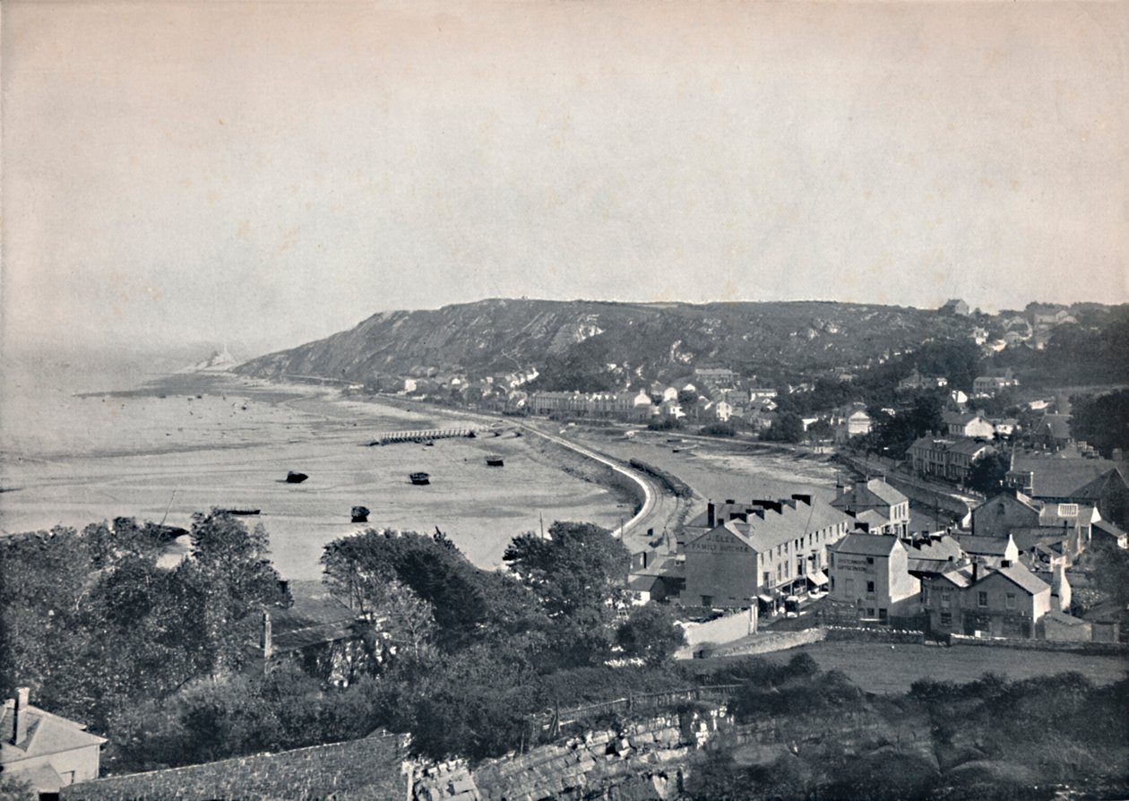 Mumbles - The Town and the Bay, 1895 af Unbekannt