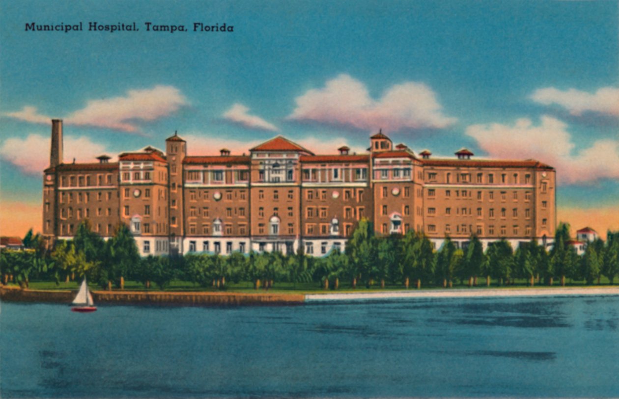 Municipal Hospital, Tampa, Florida, c1940