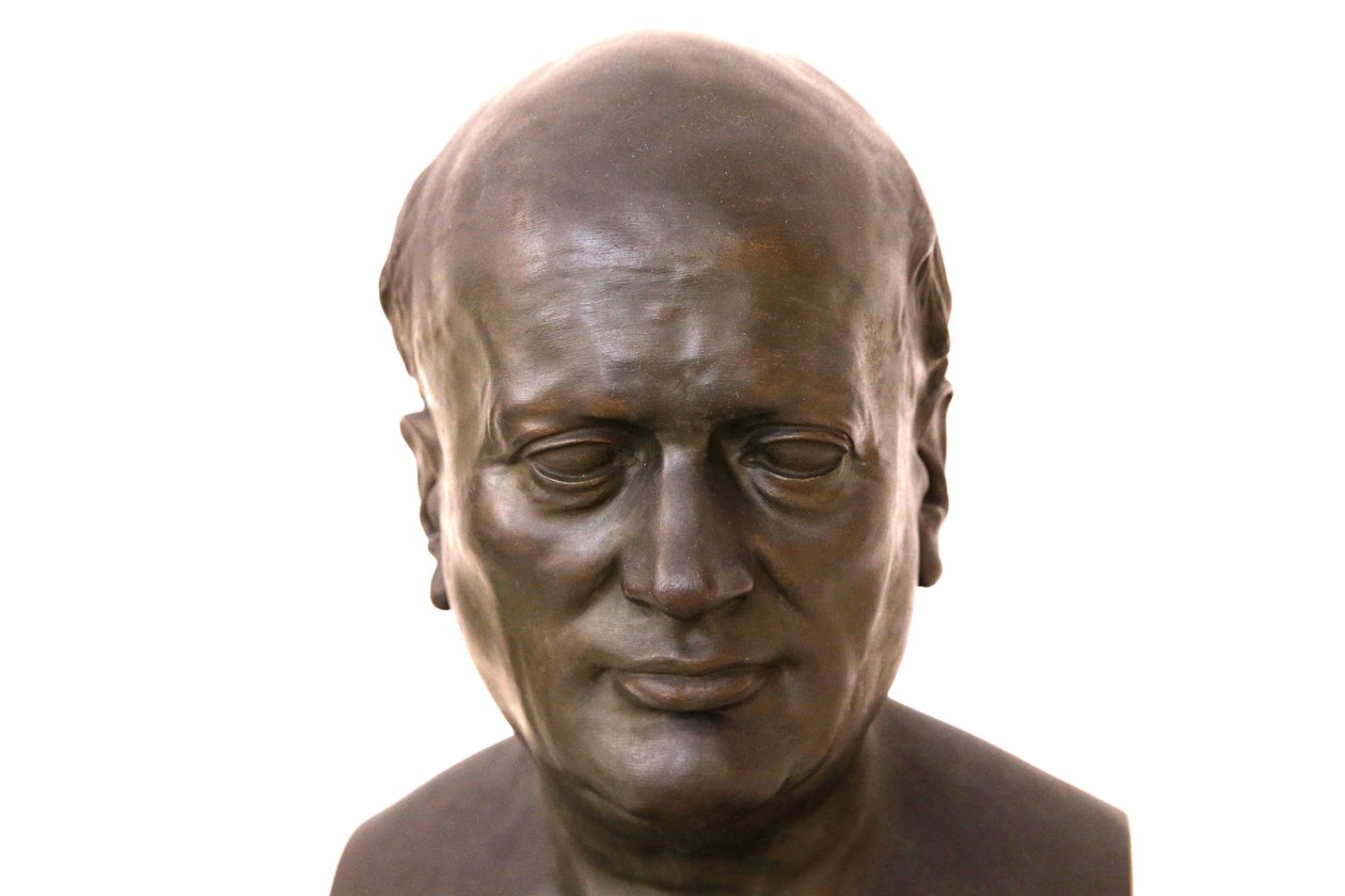 Museum of Man, Museum of Mankind, Paris. Etienne Geoffroy-Saint-Hilaire, Jean-Francois Legendre-Heral, gips af Unbekannt